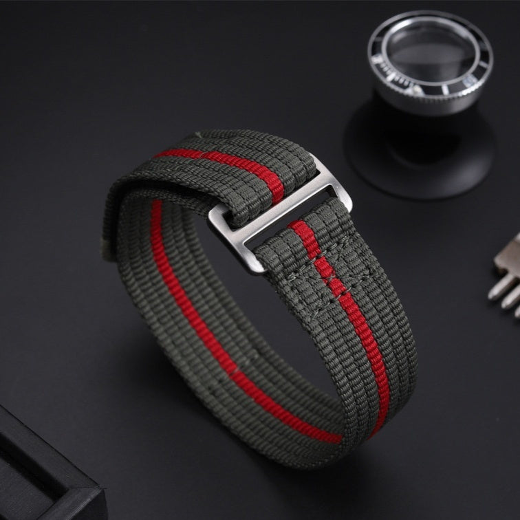 Velcro Canvas Nylon Stripe Strap