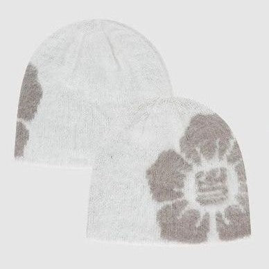 Europæiske og amerikanske blomster Varm strikket hue Efterår og vinter Jacquard-ærmekappe