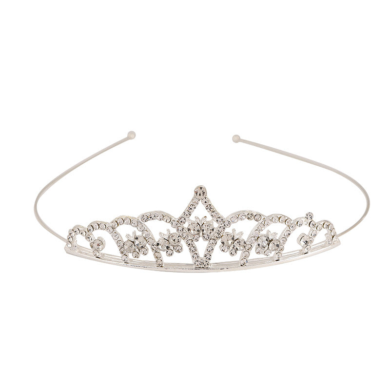 Children's Rhinestone Three-dimensional Crown Headband