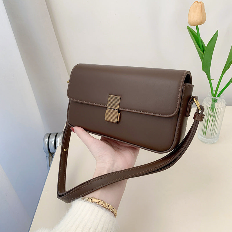 Single Shoulder Women's New Texture And Fashion Niche Crossbody Bag