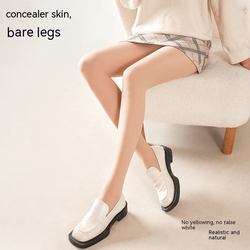 Women's Fashion Simple Velvet Thickened Base Pantyhose
