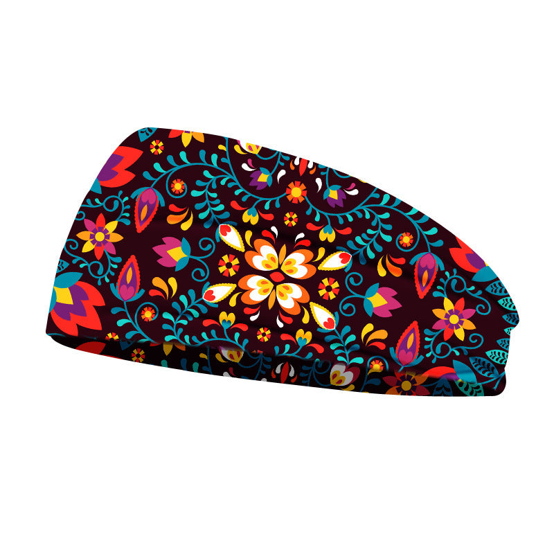 Geometric Print Men's And Women's Fashion Simple Headband