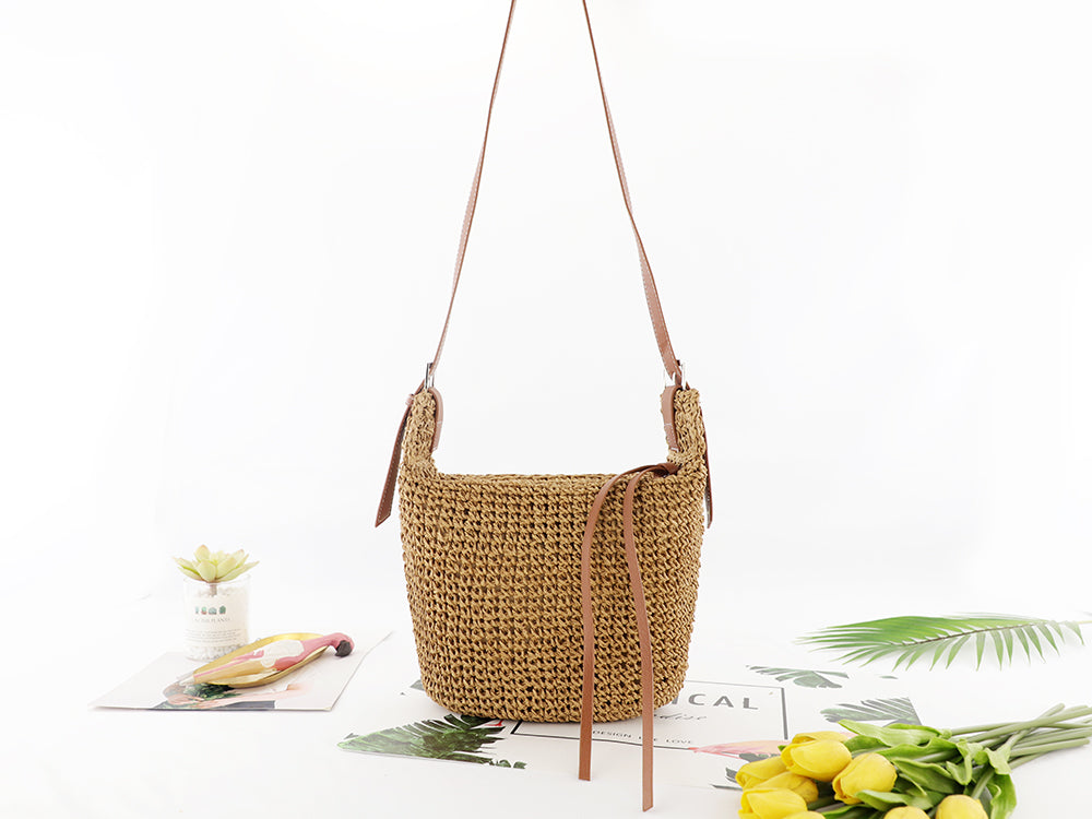 Women's Straw Woven Bag All-match Casual Dumpling Type
