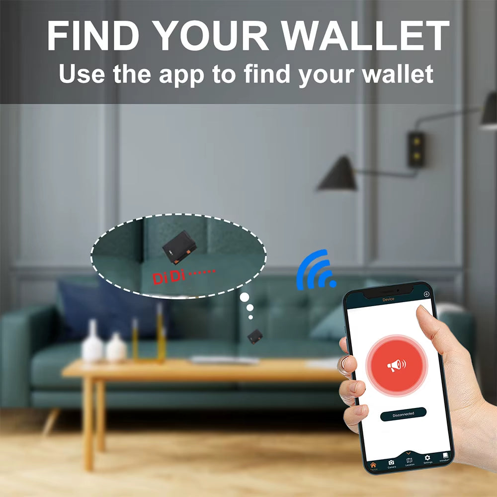 Wallet Tracker Card Android Card Air Tag Tracker Wallet Gps Tracker for Men Fathers Day Gift with Gift Box Mothers Day Gift 2025