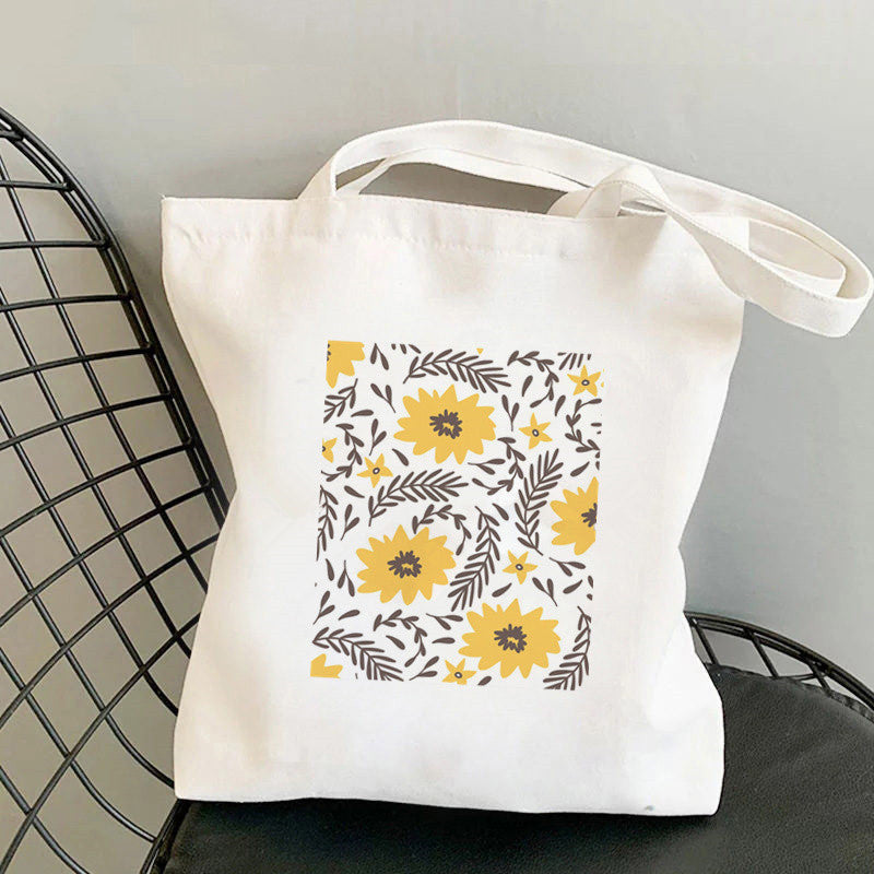 Printed Canvas Personalized One Shoulder Women's Fashionable Handbag