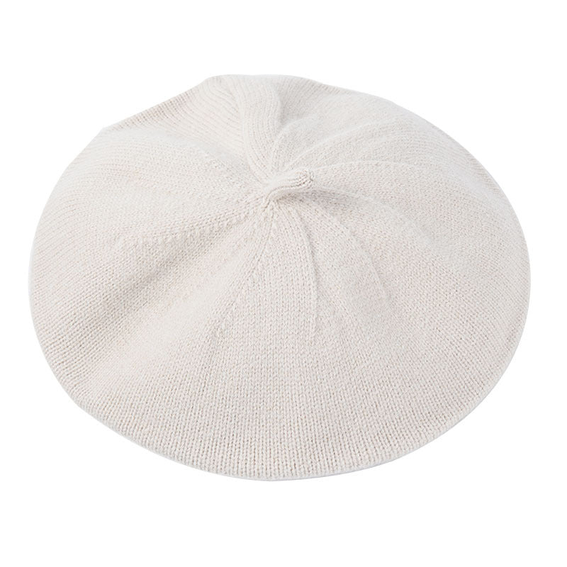Beret Women's Solid Color Korean Style Painter Hat