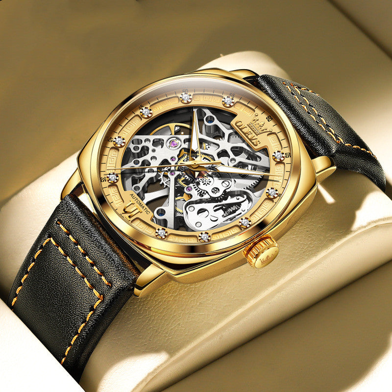 Hollow Mechanical Watch Men's