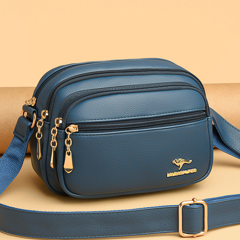 Multi-layer High-capacity Minimalist Stylish Shoulder Bag
