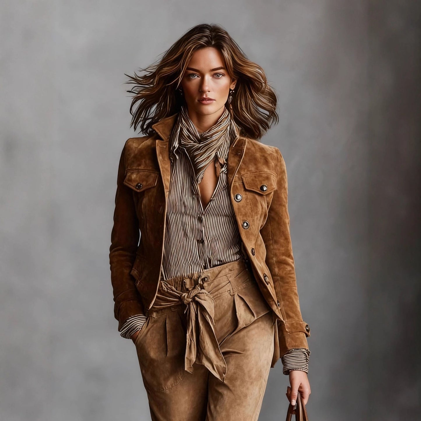 Women's Vintage Casual Workwear Jacket Fashionable