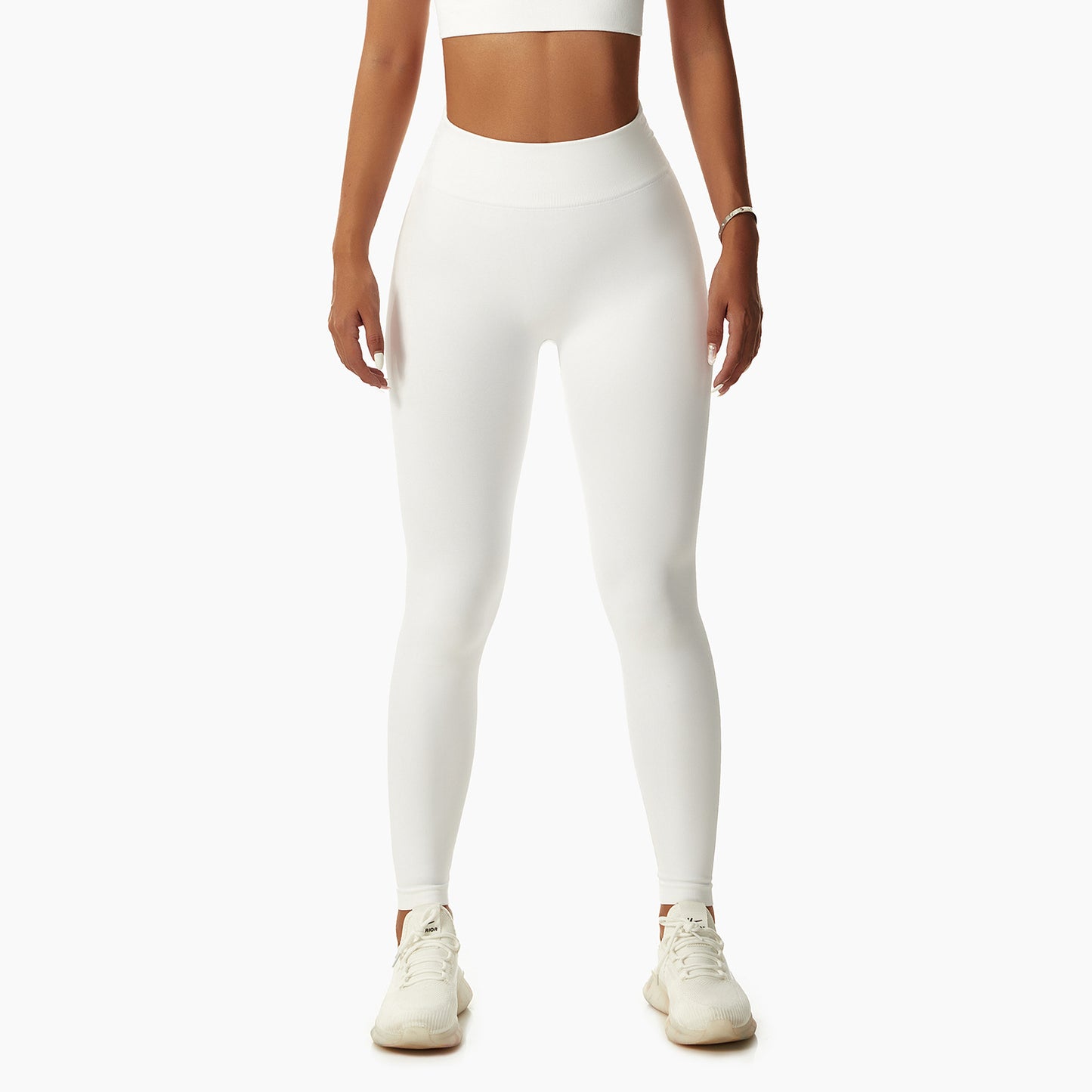 High Waist Abdomen Shrinking And Hip Lifting Fitness Stretch Outwear Tight Running Pants Women