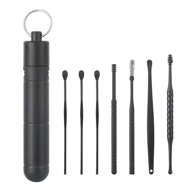 Earpick Set Fantastic Ear Picker Spiral Professional Buckle Earwax Household