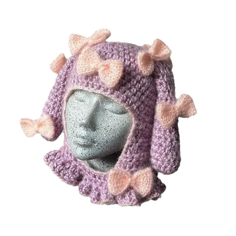 Handmade Knitted Creative Fashion Horn Rabbit Ear Hat