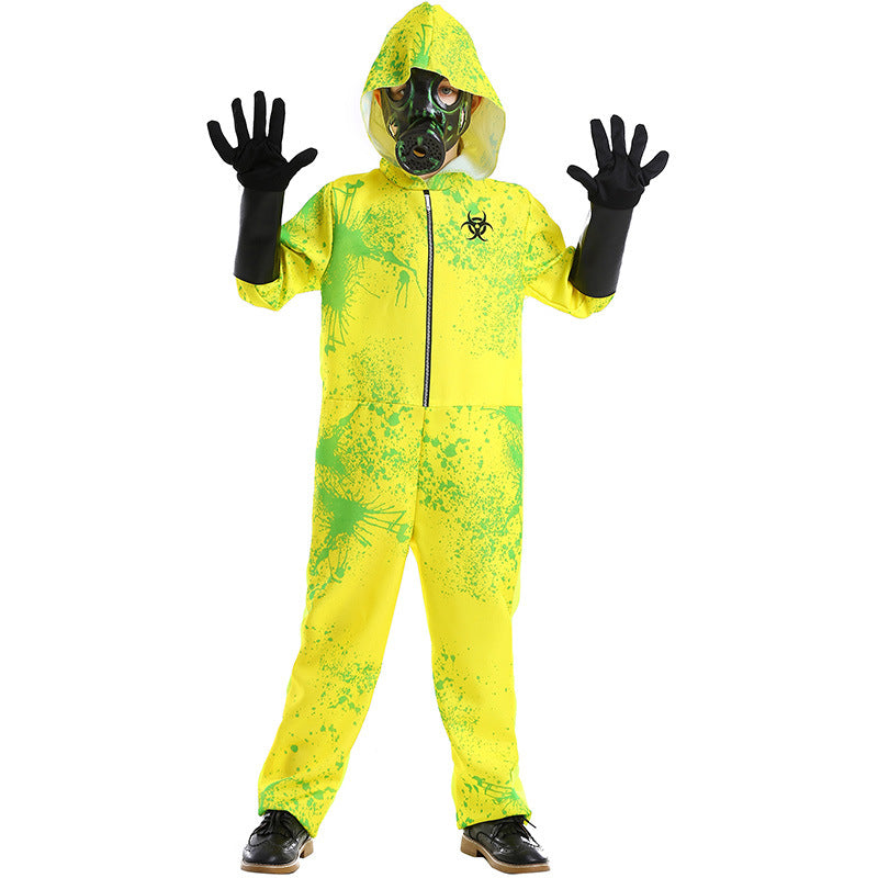 Biochemical Crisis Protective Clothing Splash Print Neutral Dress Up Zombie Play