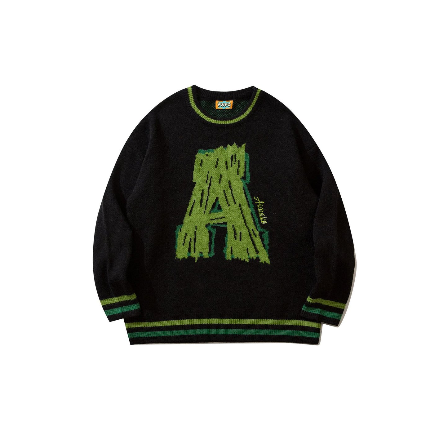 National Trendy Autumn And Winter All Match Round Neck Knitted Sweater