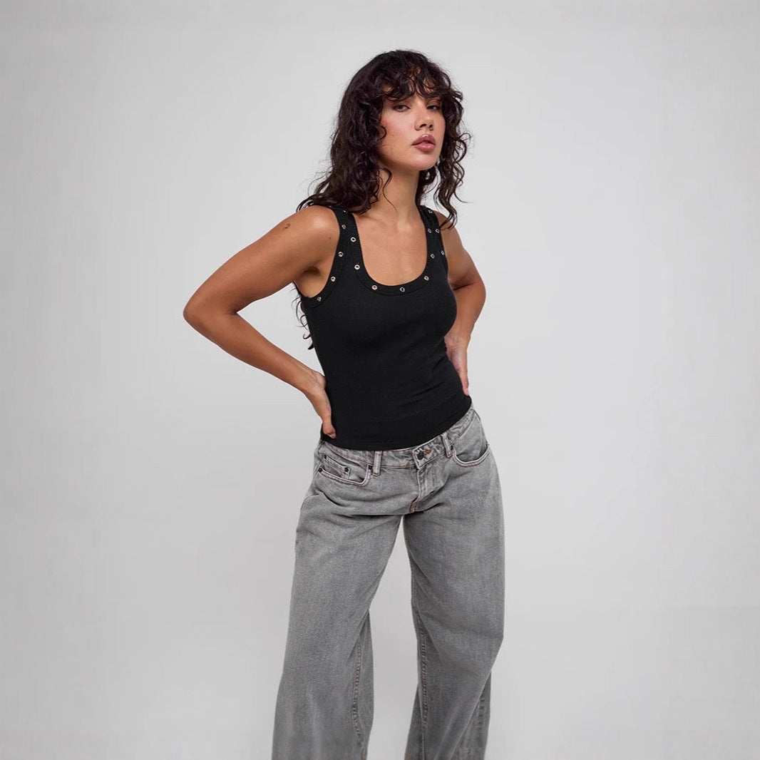 Ny stil Spicy Girl sexet camisole med stropper til kvinder