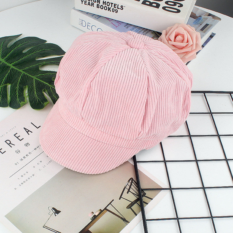Men And Women Fashion Simple Solid Color Beret