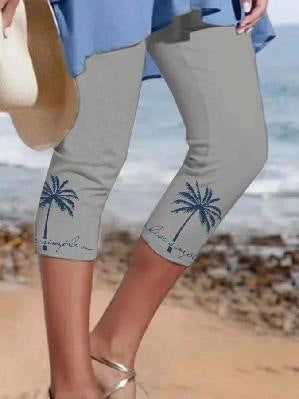 Ladies Fashion New 3d Printed Beach Yoga Pants