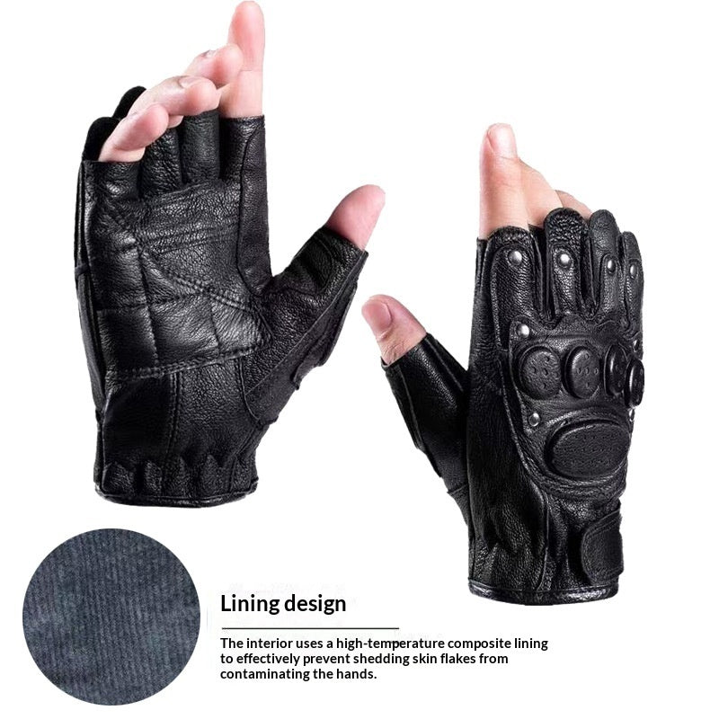 Outdoor Tactical Training Non-Slip Leather Gloves