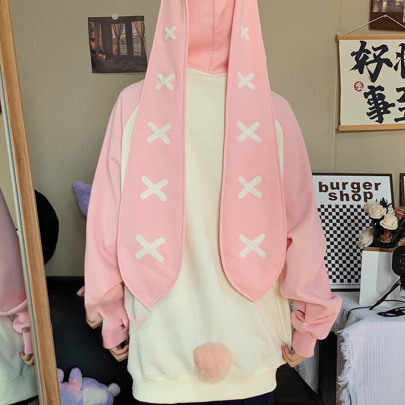 Cute Women's Autumn And Winter Casual All-match Loose Hooded Sweater