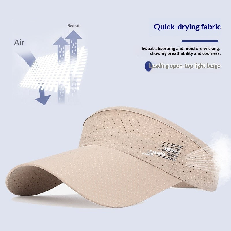 Visor Hat Womens Summer Sun Hat Breathable Baseball Cap