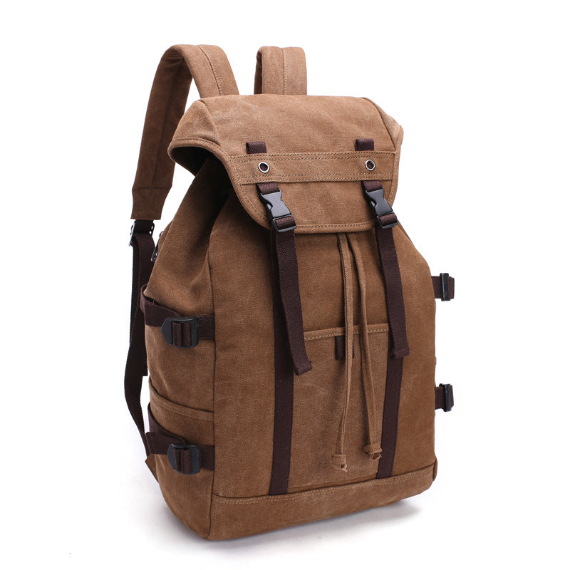New Casual Street Versatile Canvas Backpack