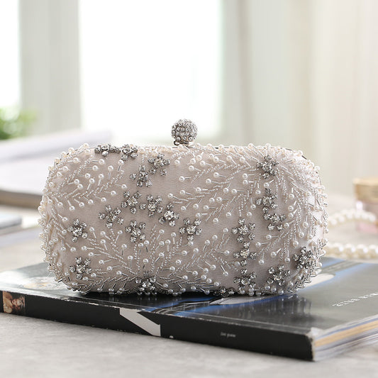 Damebroderet Diamant Aftentaske Festclutch