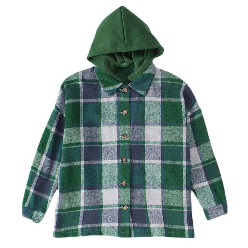 Women's Winter Pure Cotton Plaid Jacket