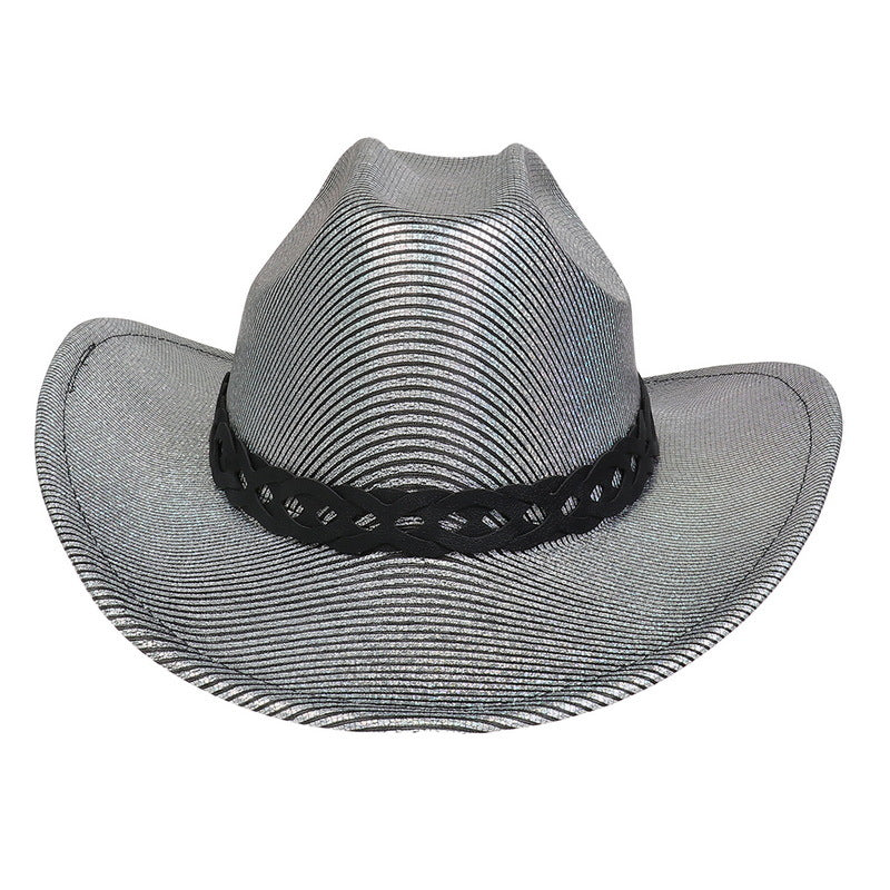 Perlemors Cowboyhat Bold Fest Topper Performance Rekvisitter Kasket