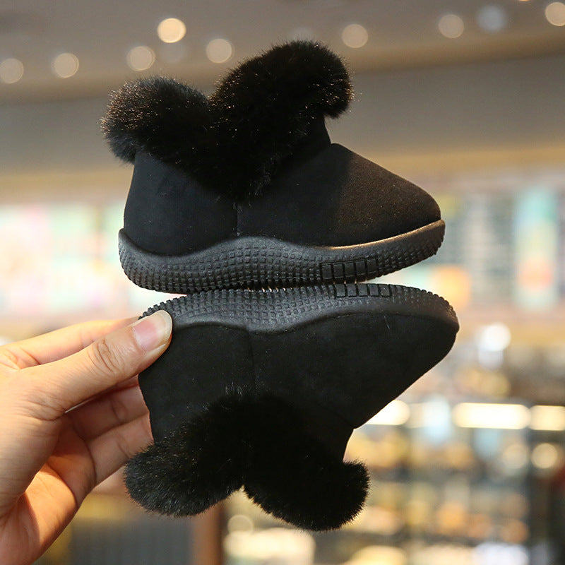 Children's Velvet Padded Baby Toddler Shoes Snow Boots