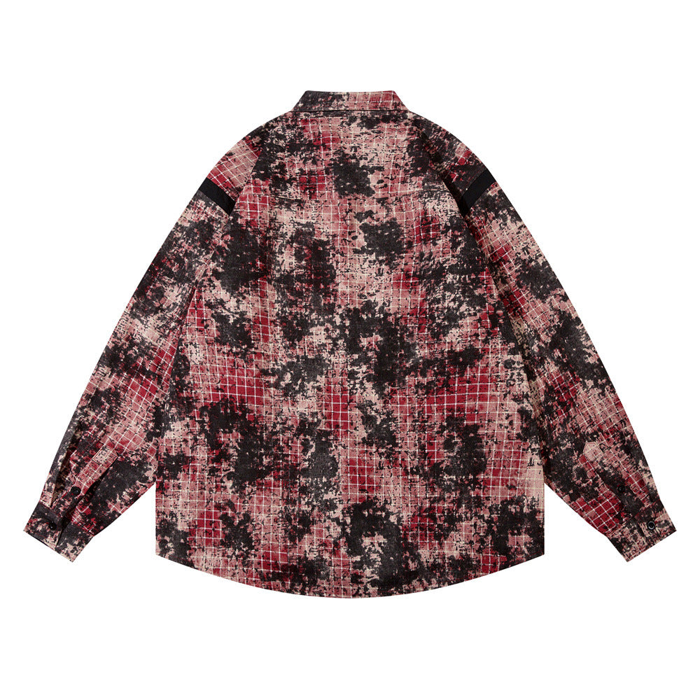High Street Stitching Loose Lapels Long Sleeve Shirt Coat Autumn And Winter