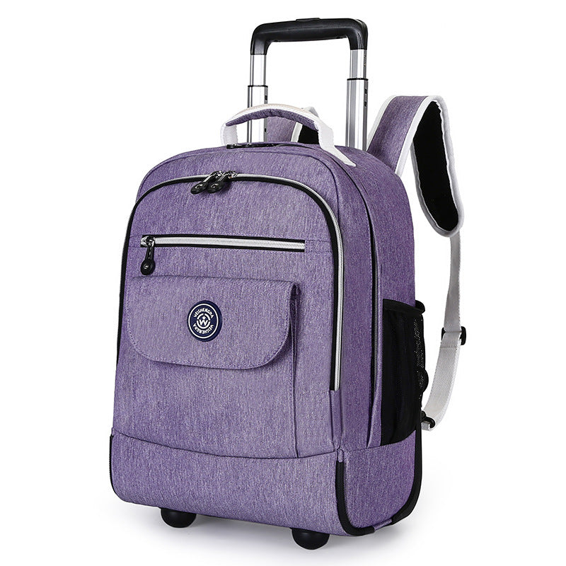 Ultra-light Back Pull Dual-purpose Trolley Backpack