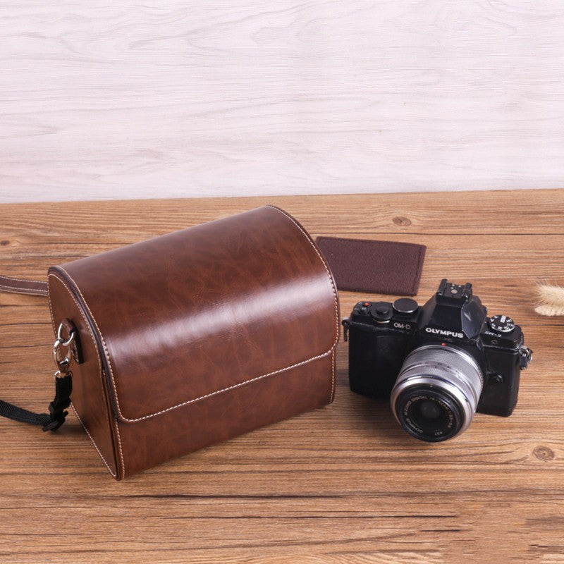 Vintage Protective Case Messenger Camera Bag