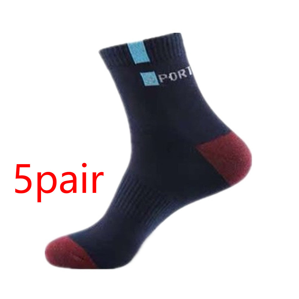 Women's Black And White Knee-high Socks