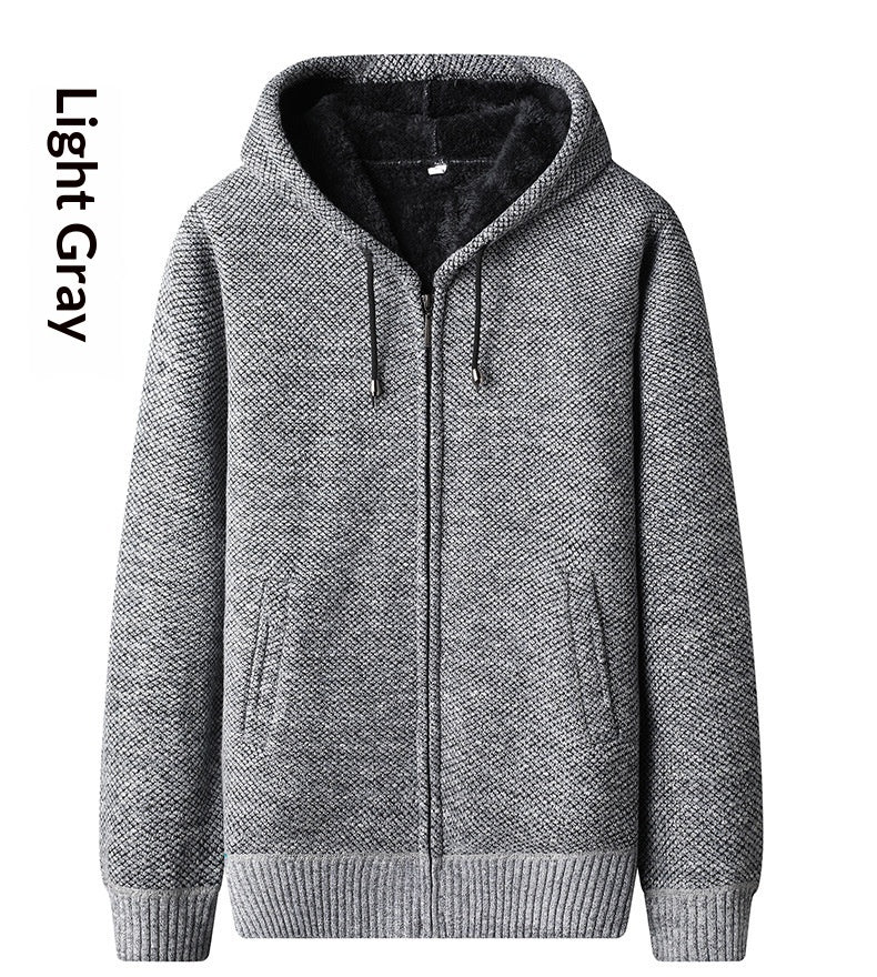Spring And Autumn Cardigan Men's Korean Version Thickened Sweater