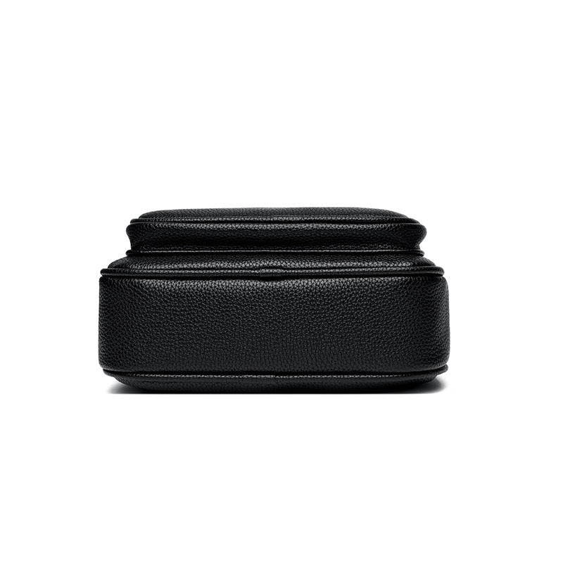 Simple And Versatile Crossbody Texture Multi-layer Small Square Bag