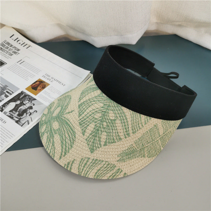New Sunshade Women's Sunscreen And UV Protection Folding Straw Hat