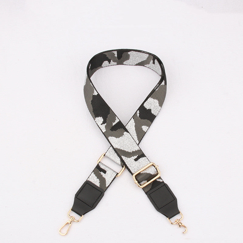 New Camouflage Webbing Thickened Wide Adjustable Bag Accessories