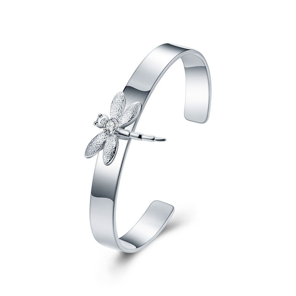 Silver-plated Dragonfly Bracelet A Trendy Social Media-famous Style
