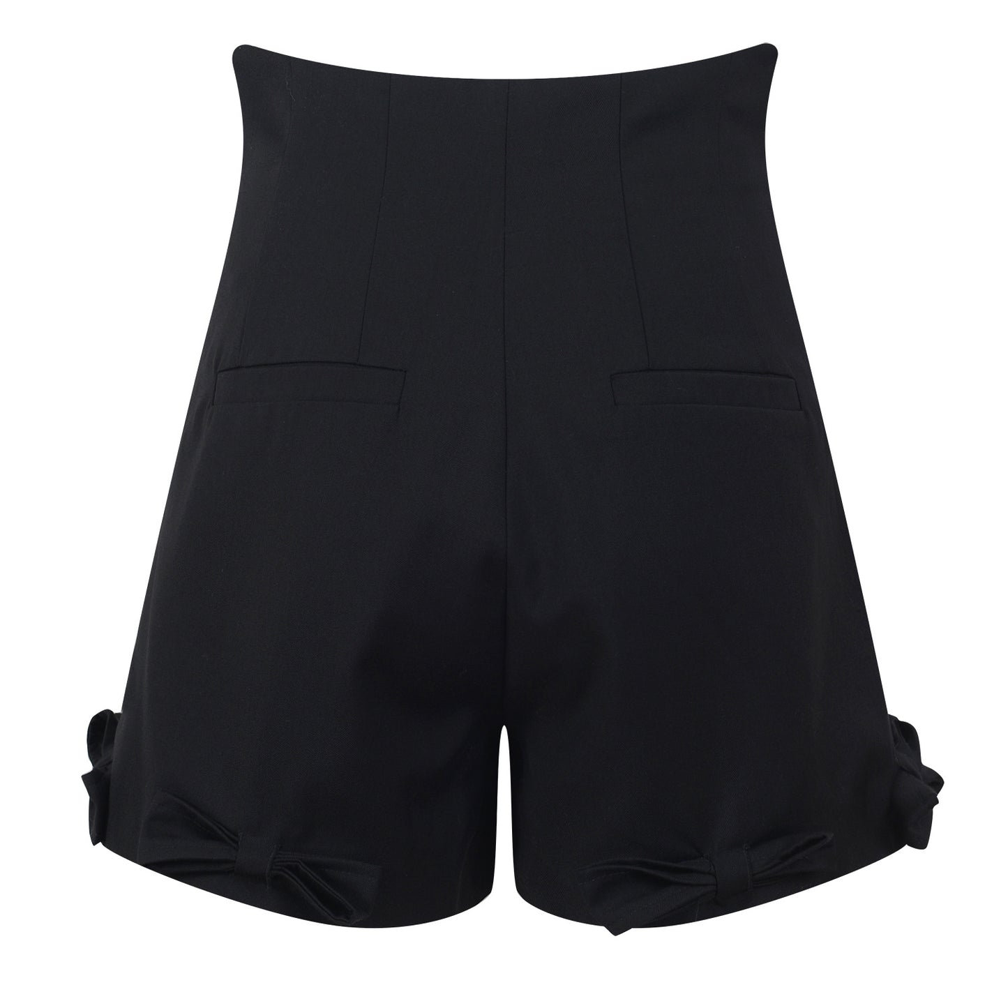 New High Waist Slim Fashion Shorts Decorated With Diamond Bows