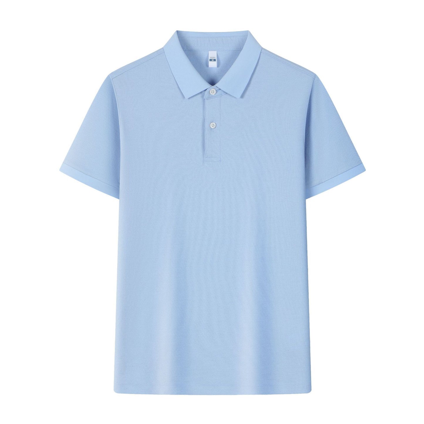 Silk Polo Shirt Work Clothes Lapel
