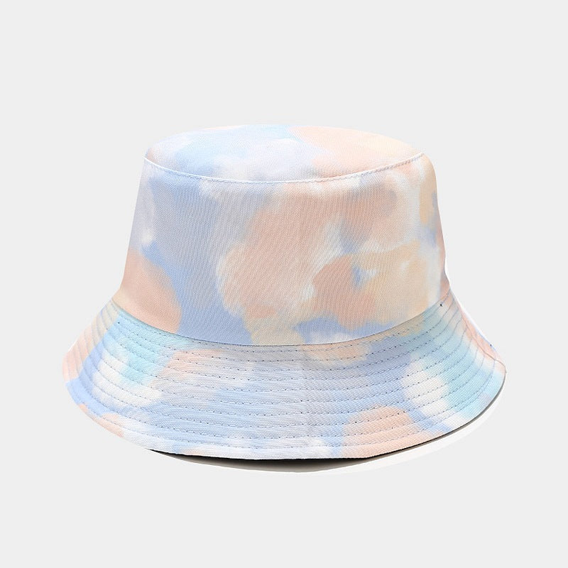Summer Outdoor Tie-dyed Double-sided Sun Protection Hat