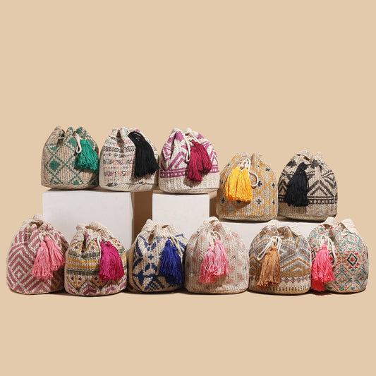Fashion Special National Style Woven Straw Bag