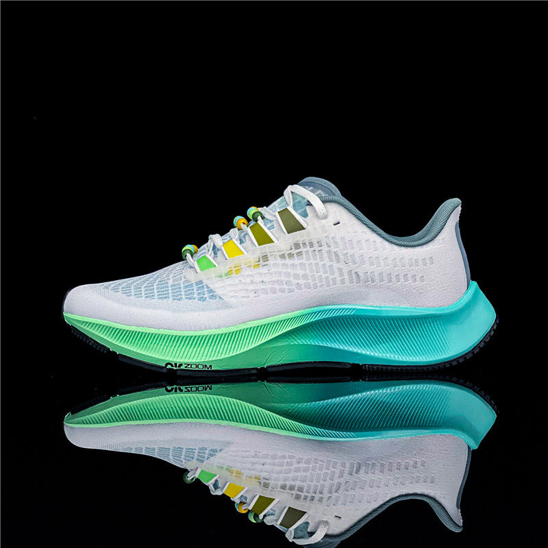 Marathon Net Surface Pure And Poisonous Running Shoes