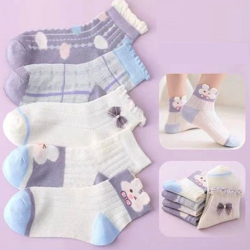 Breathable Cotton Socks For Kids Perfect For Spring And Fall