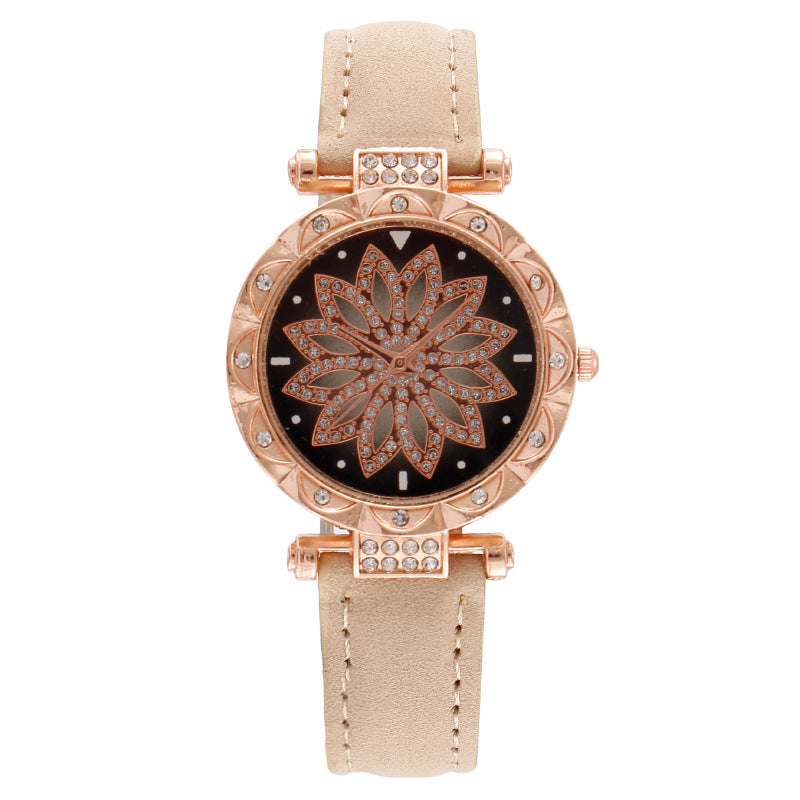 Stars To Run Women's Watch Female Skin Belt Quartz Fashion Watch
