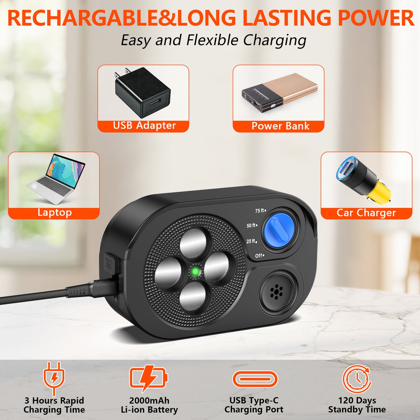 Automatic Ultrasonic Bark Stopping And Dog Training Device