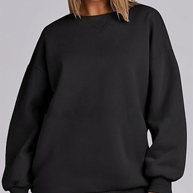 Dame Sweater Uld Rund Hals Pullover Top