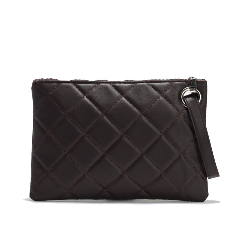 Retro Texture Diamond Envelope Bag Simple Western Style Small Square