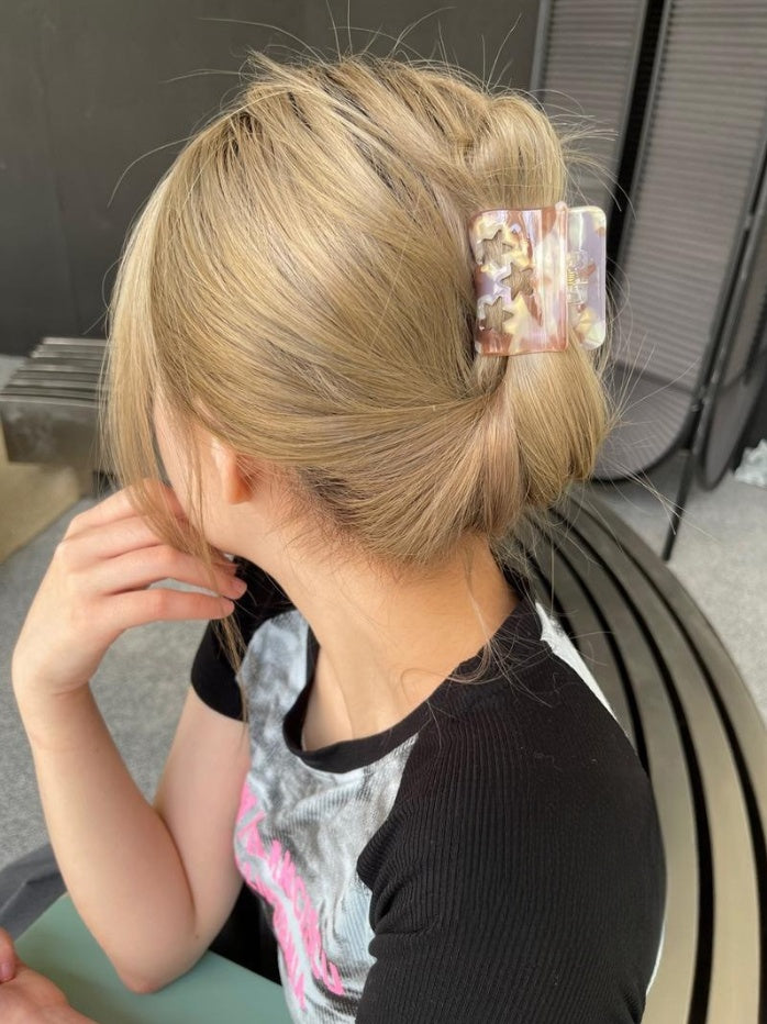 Tianbian Star Acetate Grip Small Size Half Tie Hairpin