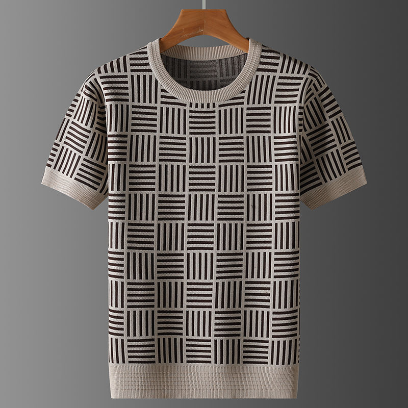 Autumn And Winter Round Neck Plus Size Knitwear Sweater Men